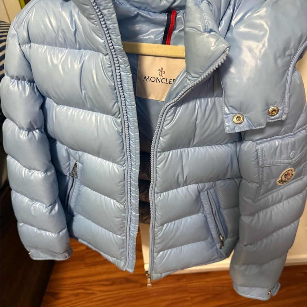 Moncler Sky Blue Quilted Jacket